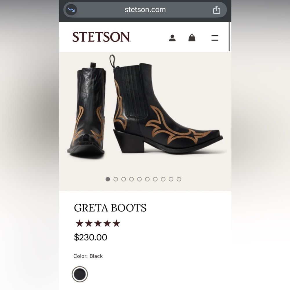 Stetson Greta Boots